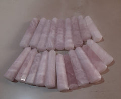 Generic Rose Quartz Tower large obelisk for energy cleansing and focus.