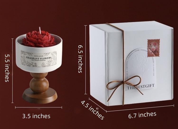 Generic Rose Shape Candle makes a thoughtful gift for lovers and birthdays