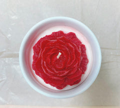 Generic Rose Shape Candle with rose scent for romantic evenings at home