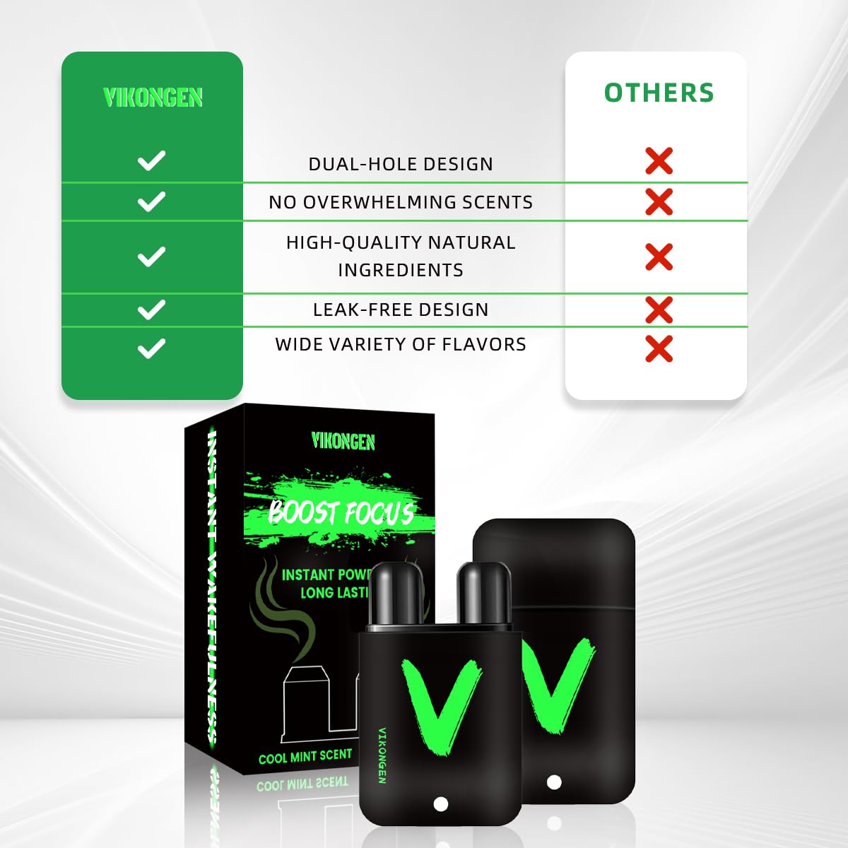 Generic salts travel-ready display reinforces consistent performance anywhere.