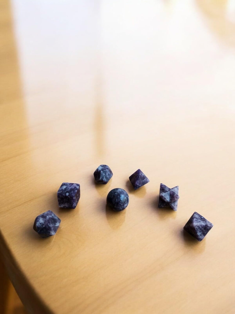 Generic Sodalite home office decor setup for calm ambiance