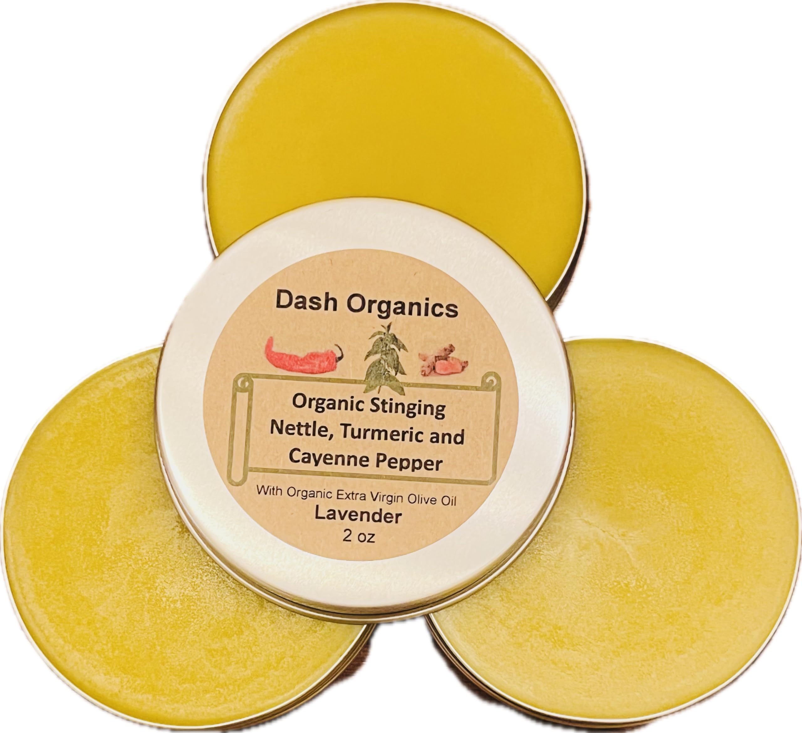 Generic Stinging Nettle Salve jar for natural skin conditioning with warming sensation.