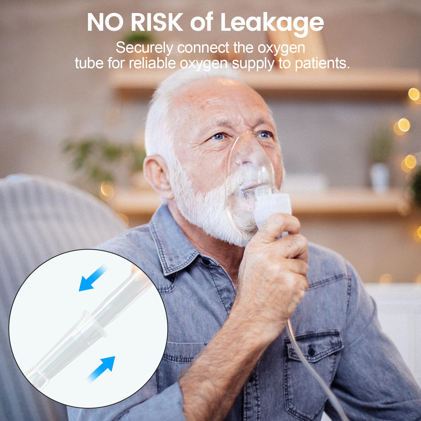 Generic Transparent Oxygen Tube Extension supports everyday life with easy use