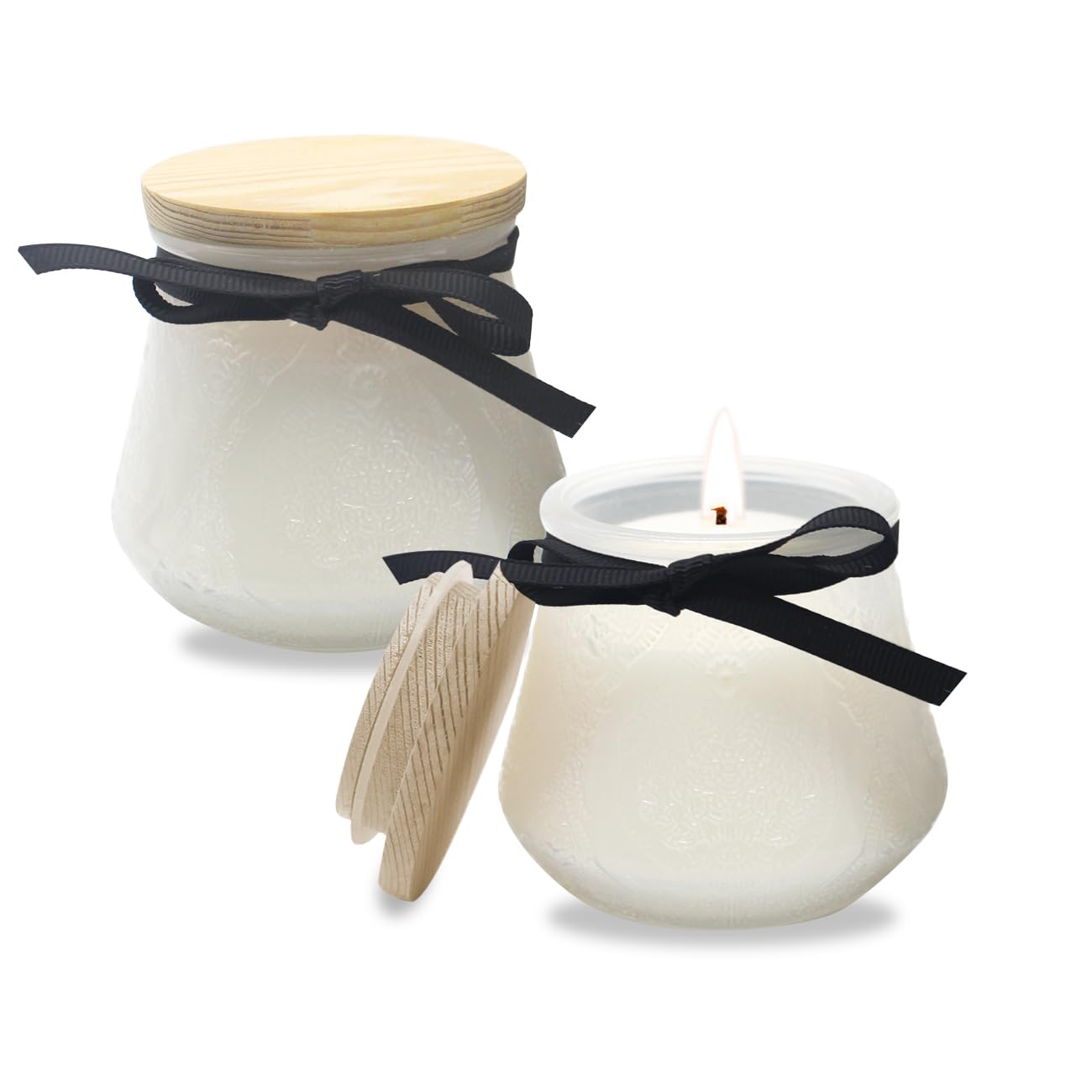 Generic 2 Pack Luxury Scented Candles in a gift box, ideal for gifting.