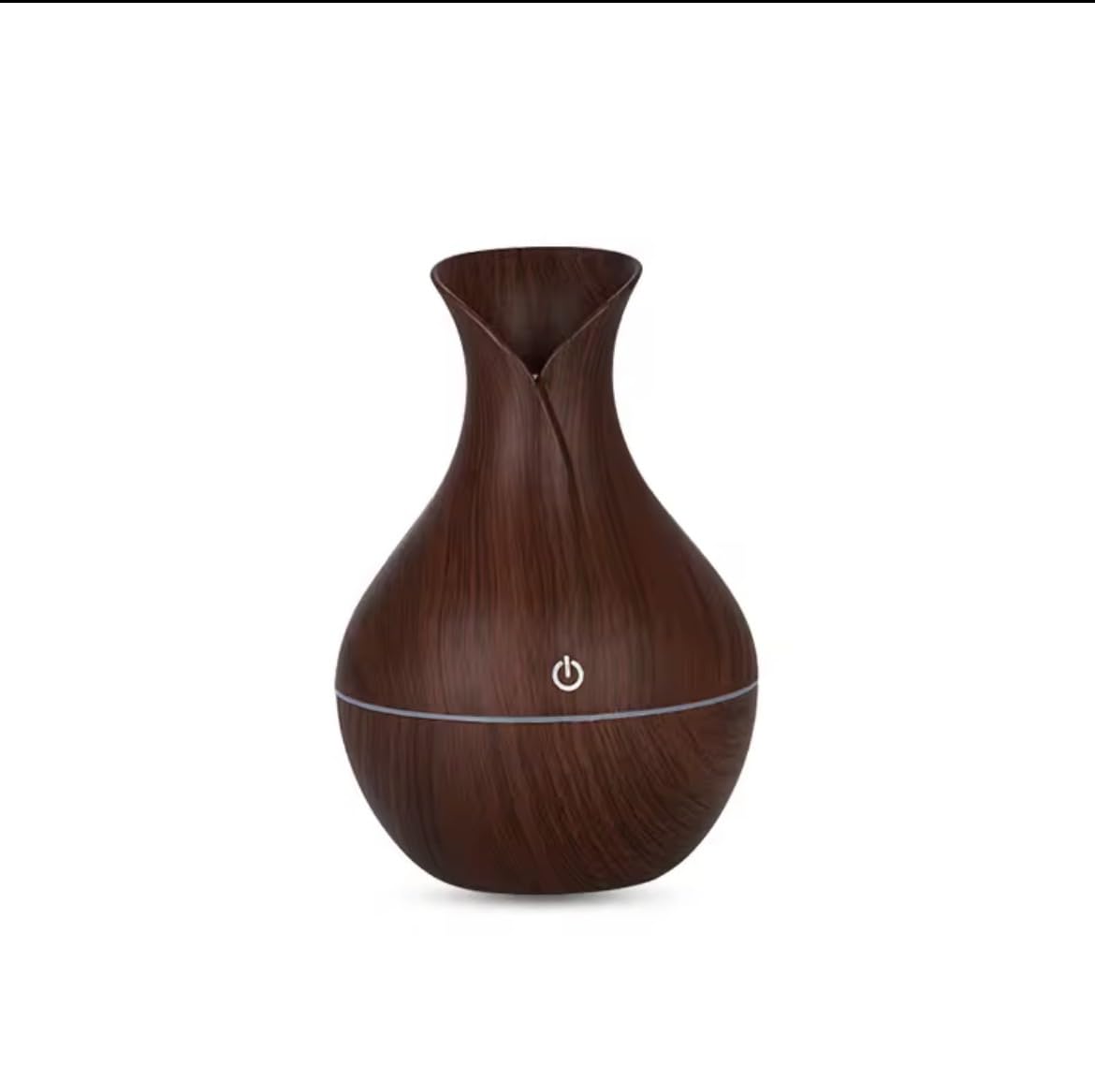 Generic USB Aroma Therapy Diffuser black front view showing compact design and mist