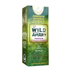 Generic Wild Apiary Green Propolis bottle pour for easy daily dosing.