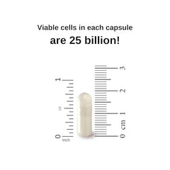 Genesis Laboratories Probiotic label close-up emphasizing 9-bacteria blend and 250 mg per tablet.