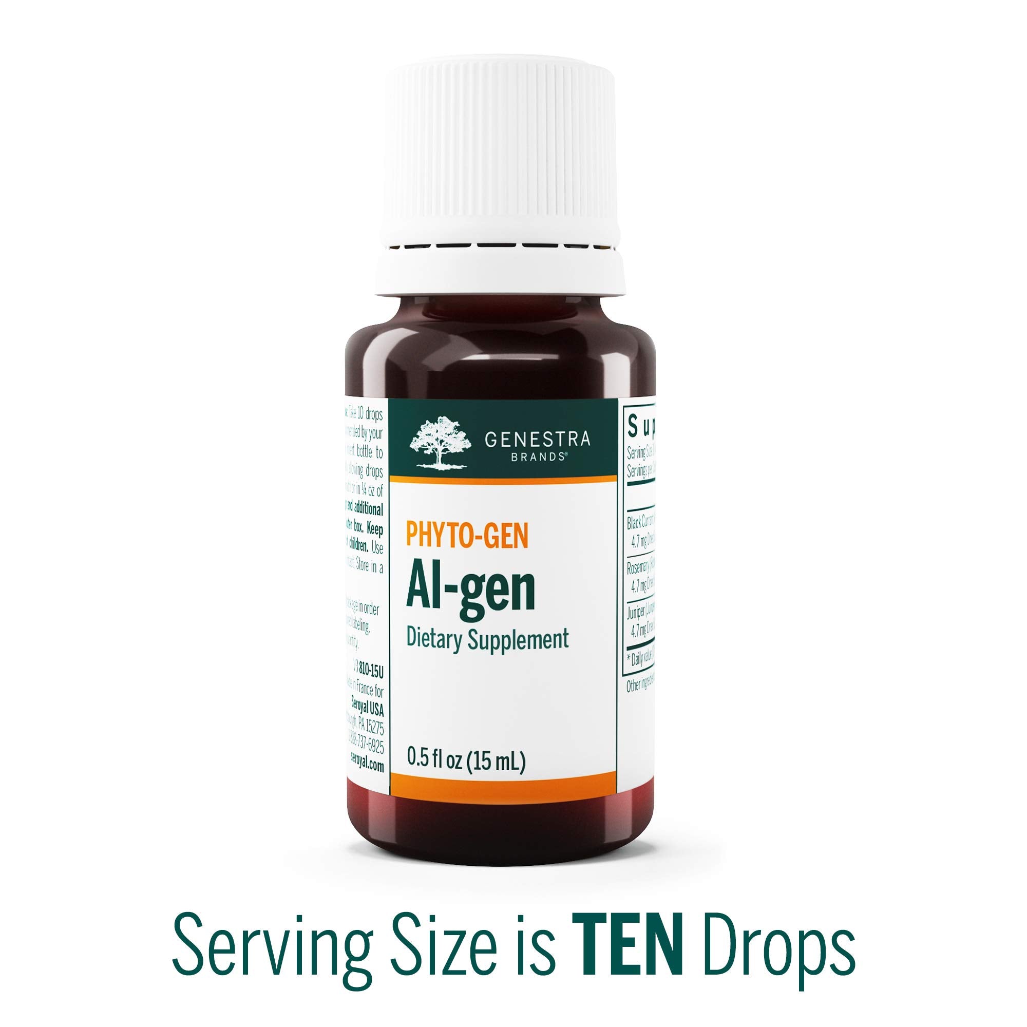 Genestra Brands Al-gen dropper ready for easy daily use