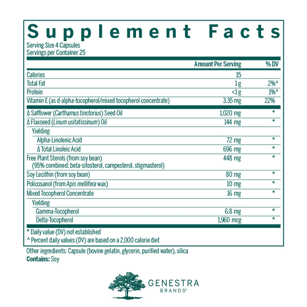 Genestra Biotone EFA capsules close-up emphasizing essential fatty acids.