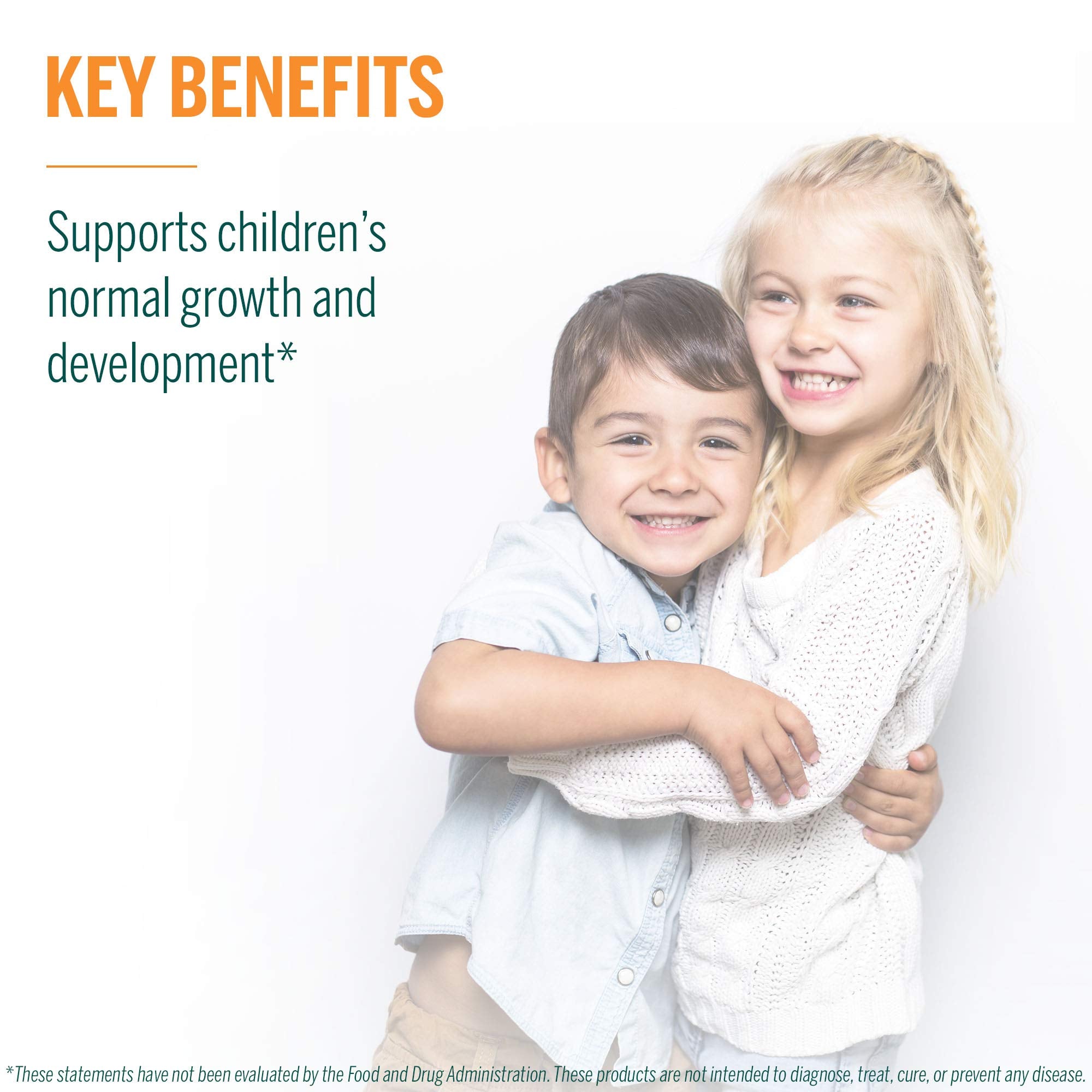 Genestra Brands Children's Chewable Vitamins easy daily dosing for different child age groups.