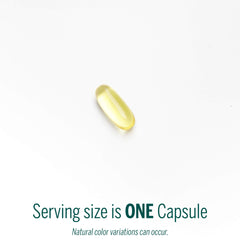 Genestra Brands Cod Liver Oil DHA-EPA Forte capsules softgels closeup highlighting texture.