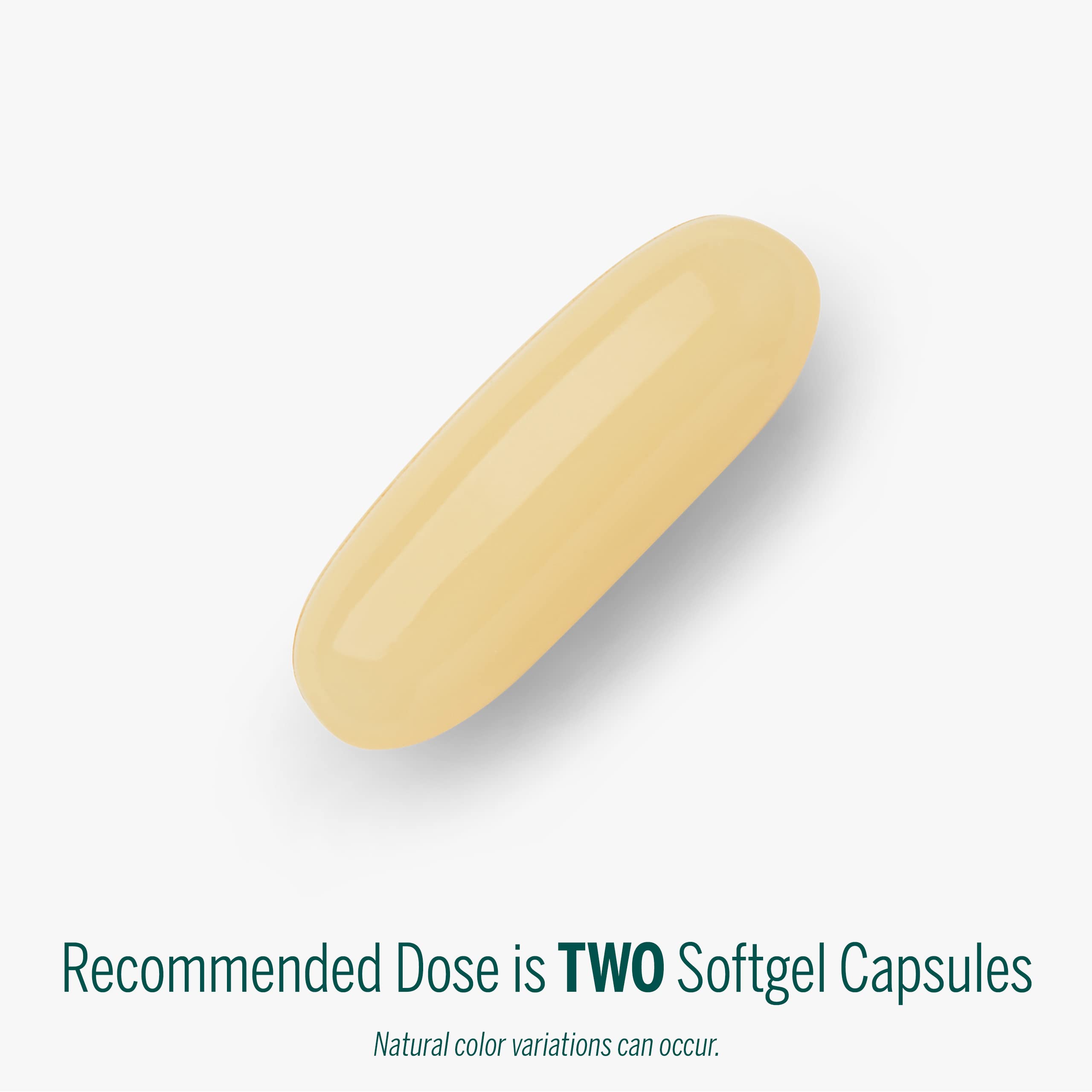 Genestra Brands Col-Sterol capsules closeup, easy-to-swallow softgels.