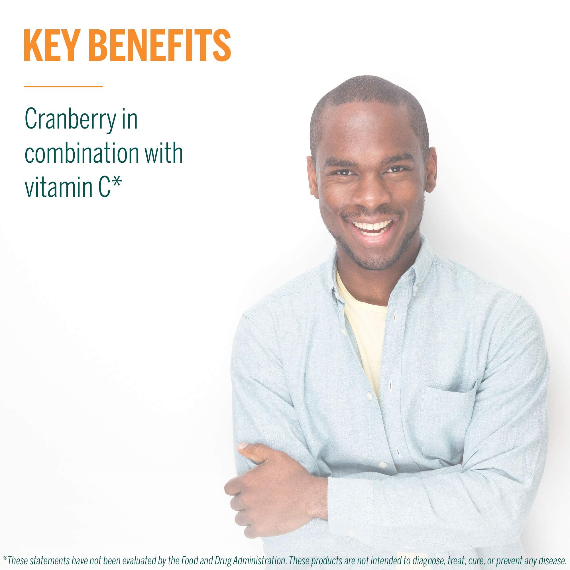 Genestra Cranberry Plus capsules in hand suggest daily convenience.