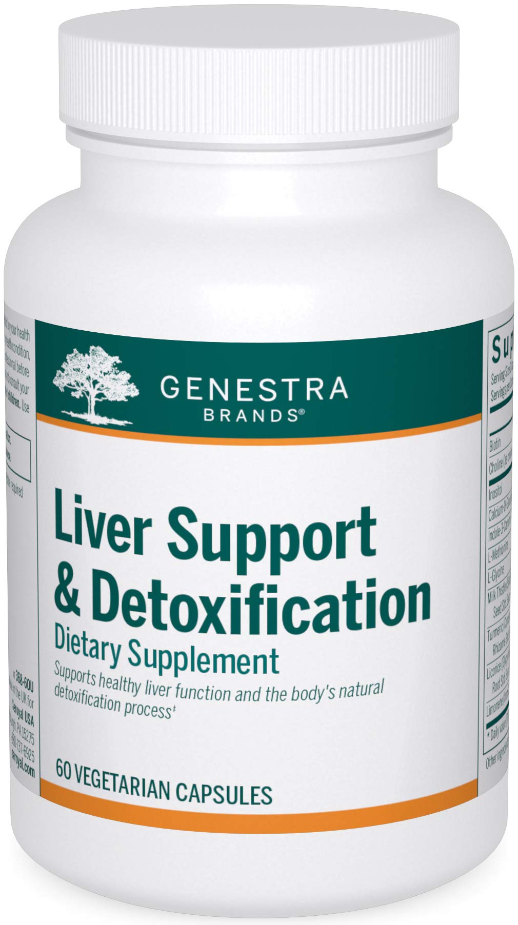 Genestra Brands Liver Support bottle with capsules for daily liver support