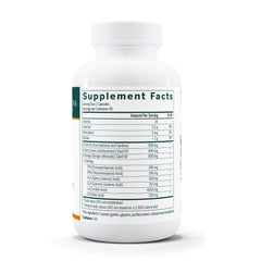 Genestra Brands Multi EFA bottle cap close-up with easy-to-swallow softgels.