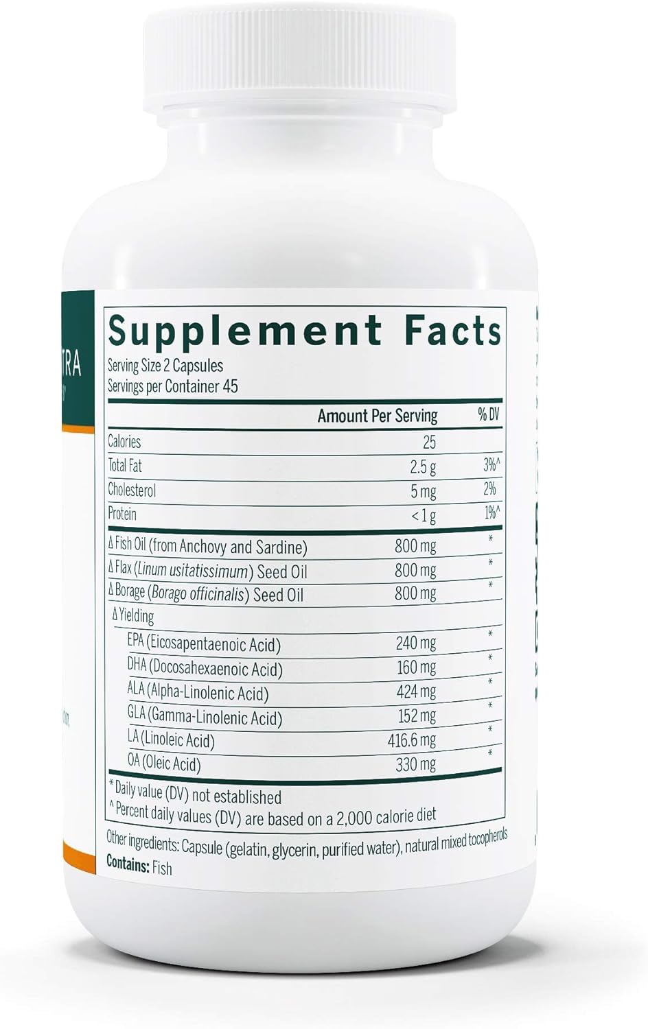 Genestra Brands Multi EFA capsules close-up emphasizes omega-rich ingredients for daily use.