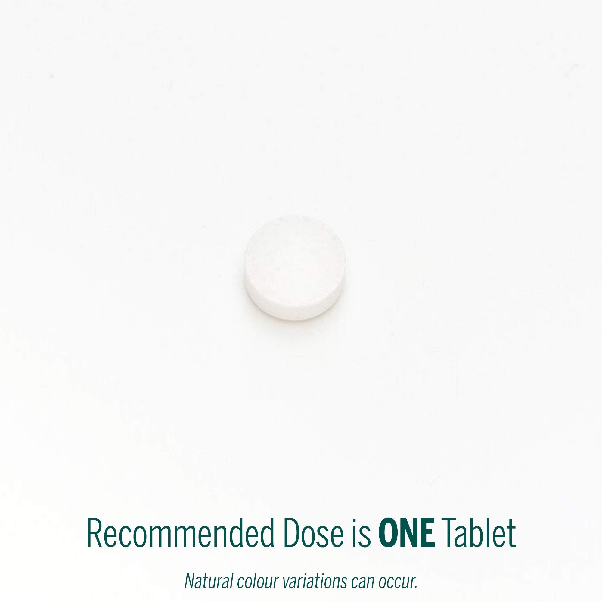 Genestra Selenium + E tablets viewed from the side for easy swallowing