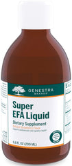 Genestra Brands Super EFA Liquid bottle on a wooden surface for easy daily support