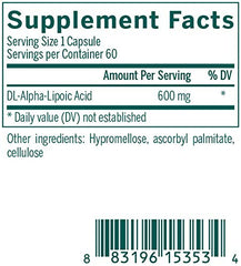 Genestra Brands Super Lipoic Acid capsules for vegan-friendly daily antioxidant support.