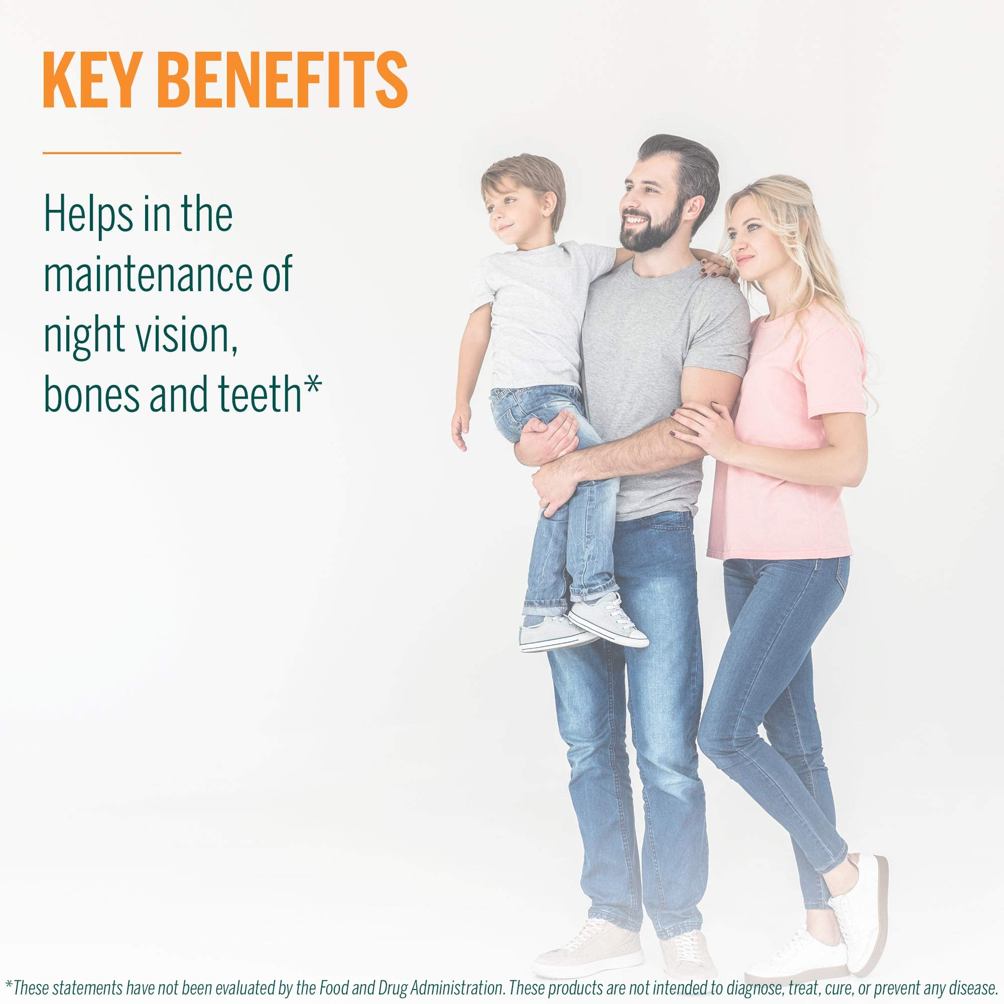 Genestra Vitamin A softgels displayed for ocular health support.