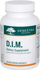 Genestra D.I.M. bottle front for quick daily supplementation planning.