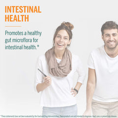 Genestra HMF Intensive ingredients list features human strain probiotics for GI health.
