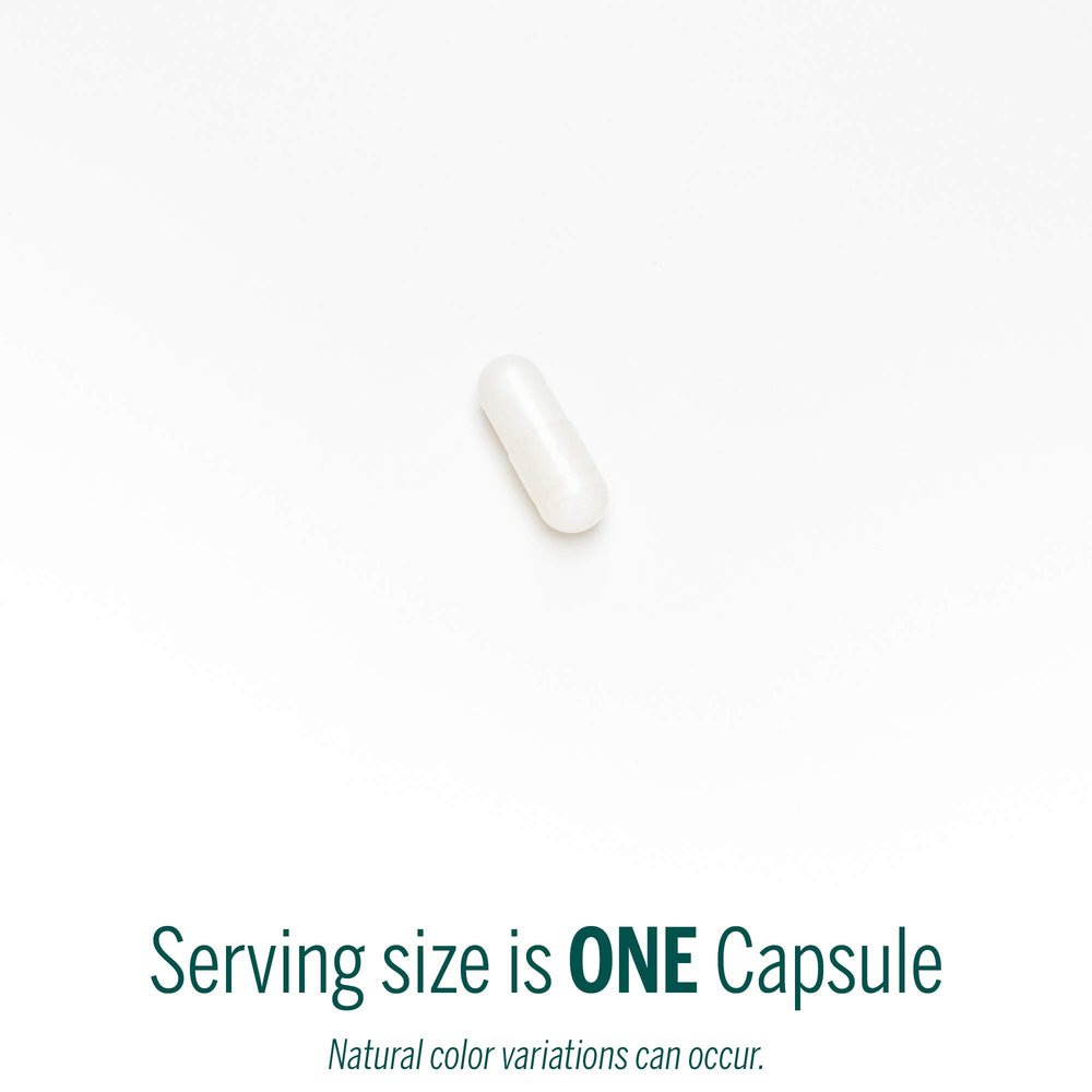 Genestra Magnesium Aspartate label closeup highlighting ingredients and vegetable-sourced capsules.