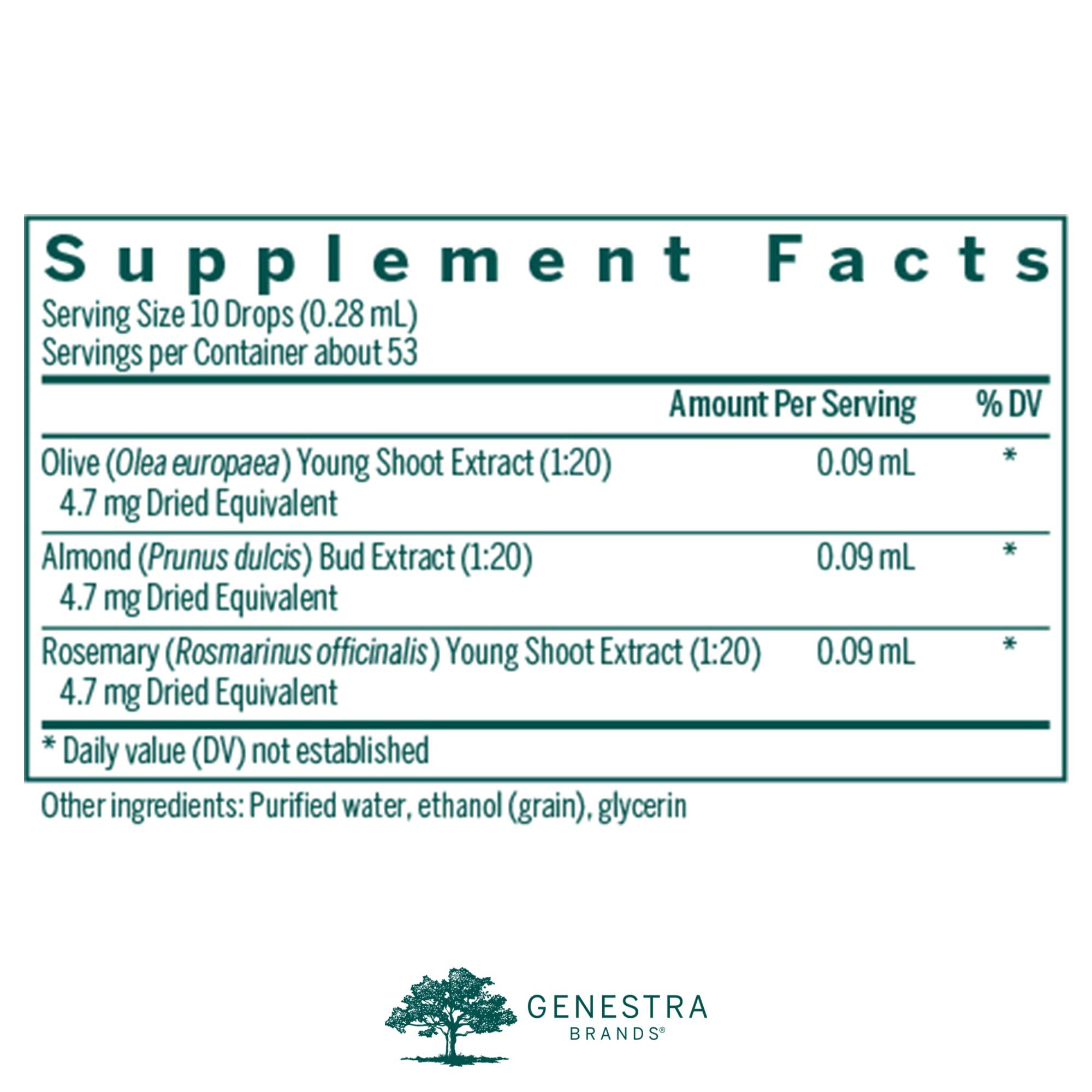 Genestra Met-gen almond bottle highlighting nutrient blend for balanced energy