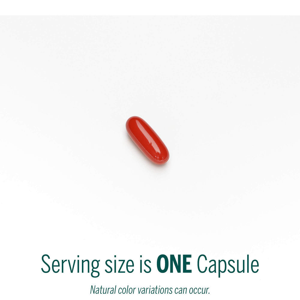 Genestra Ubiquinol 100mg bottle label lists dosage and ingredients.