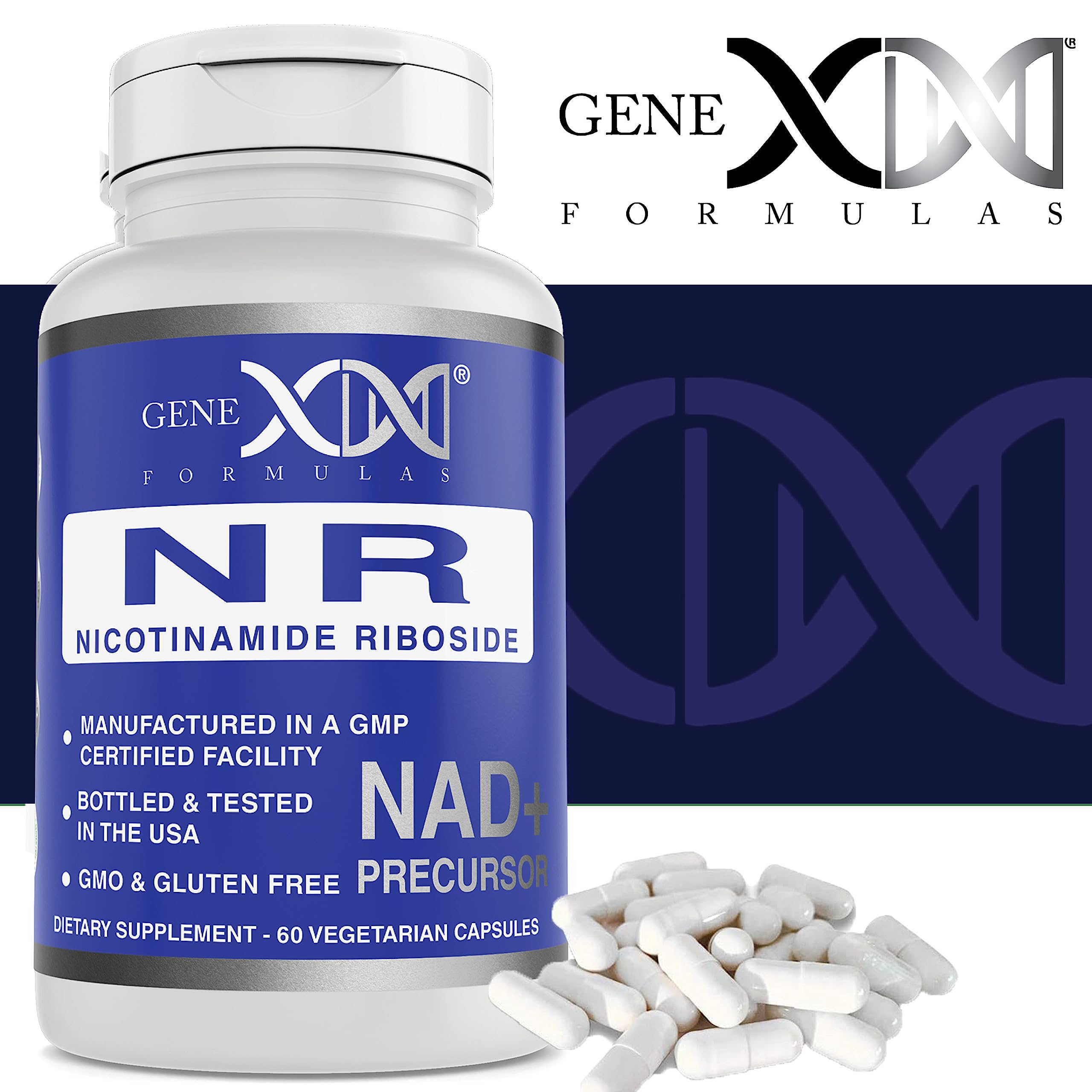 Genex Formulas NR 60 capsules for a month-long routine