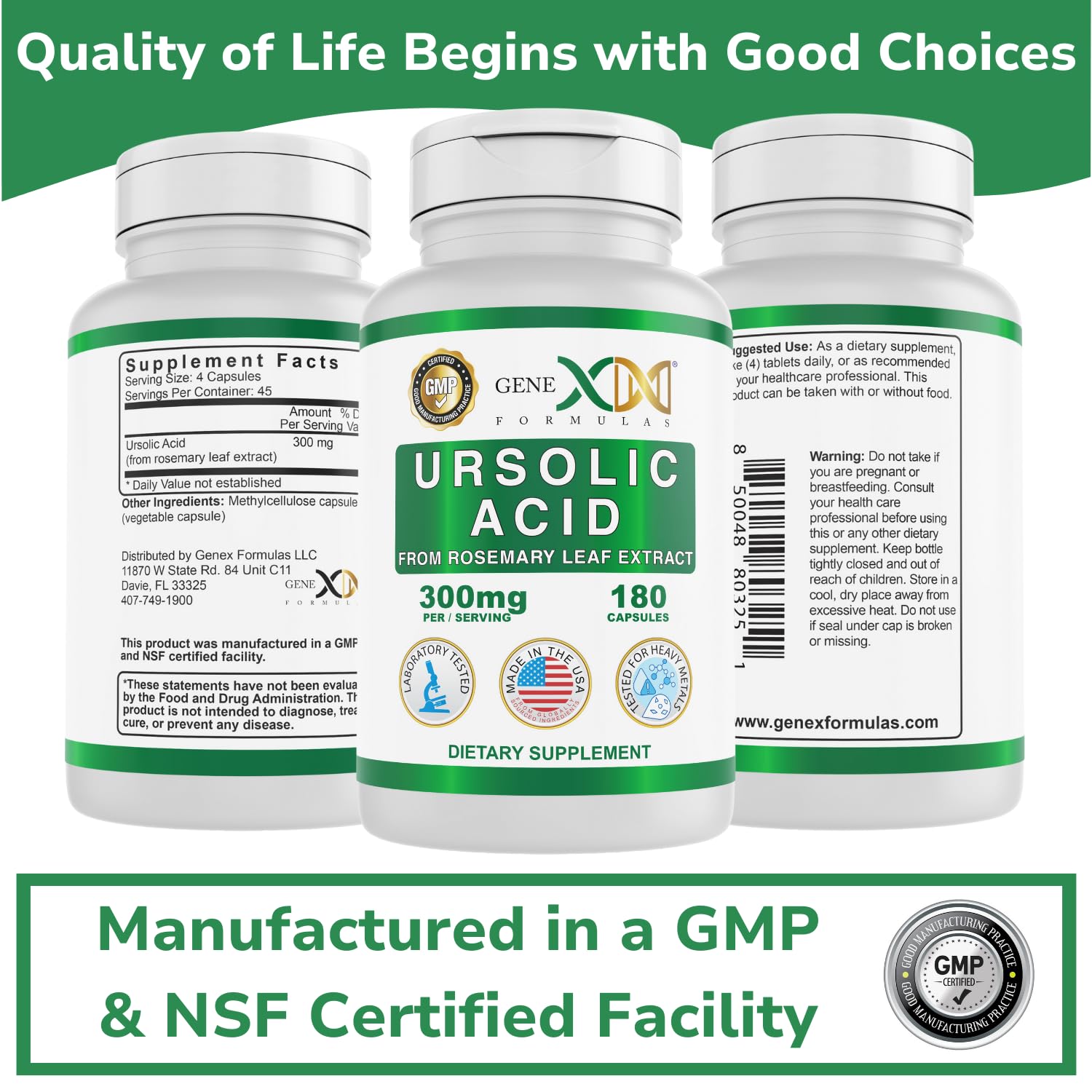 45-day supply text visible, highlighting value of capsules.