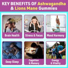 GENFOJAS Bottle with label listing four adaptogens for stress support.