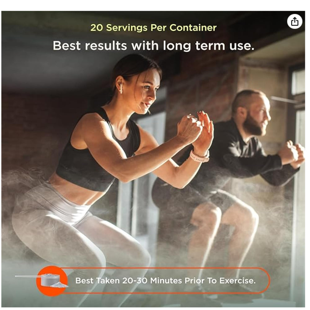 The Genius Brand Genius Pre pour-into-glass shows fast mixing for workouts.