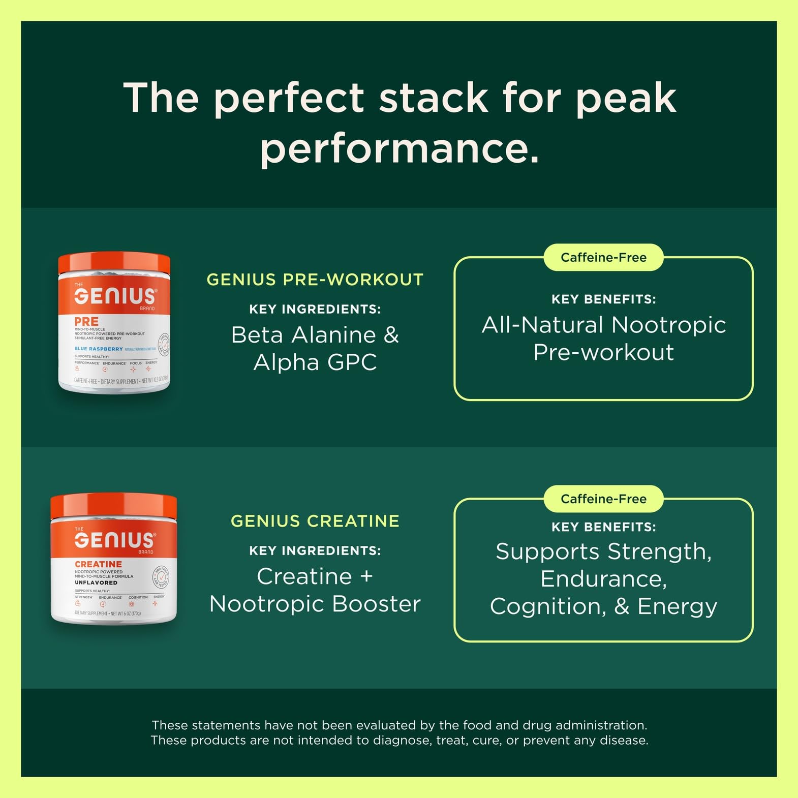 Made in the USA, stimulant-free formula suitable for daily use.