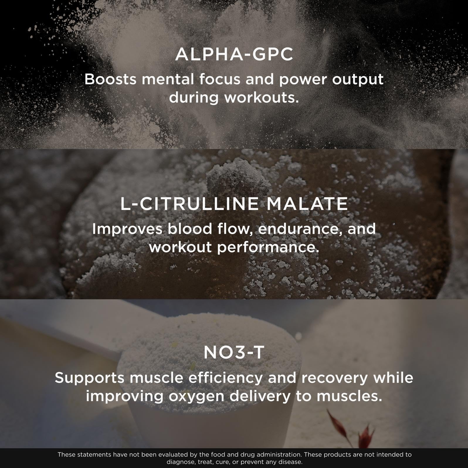Genius Pre-Workout label view highlights clean, artificial-free formula.