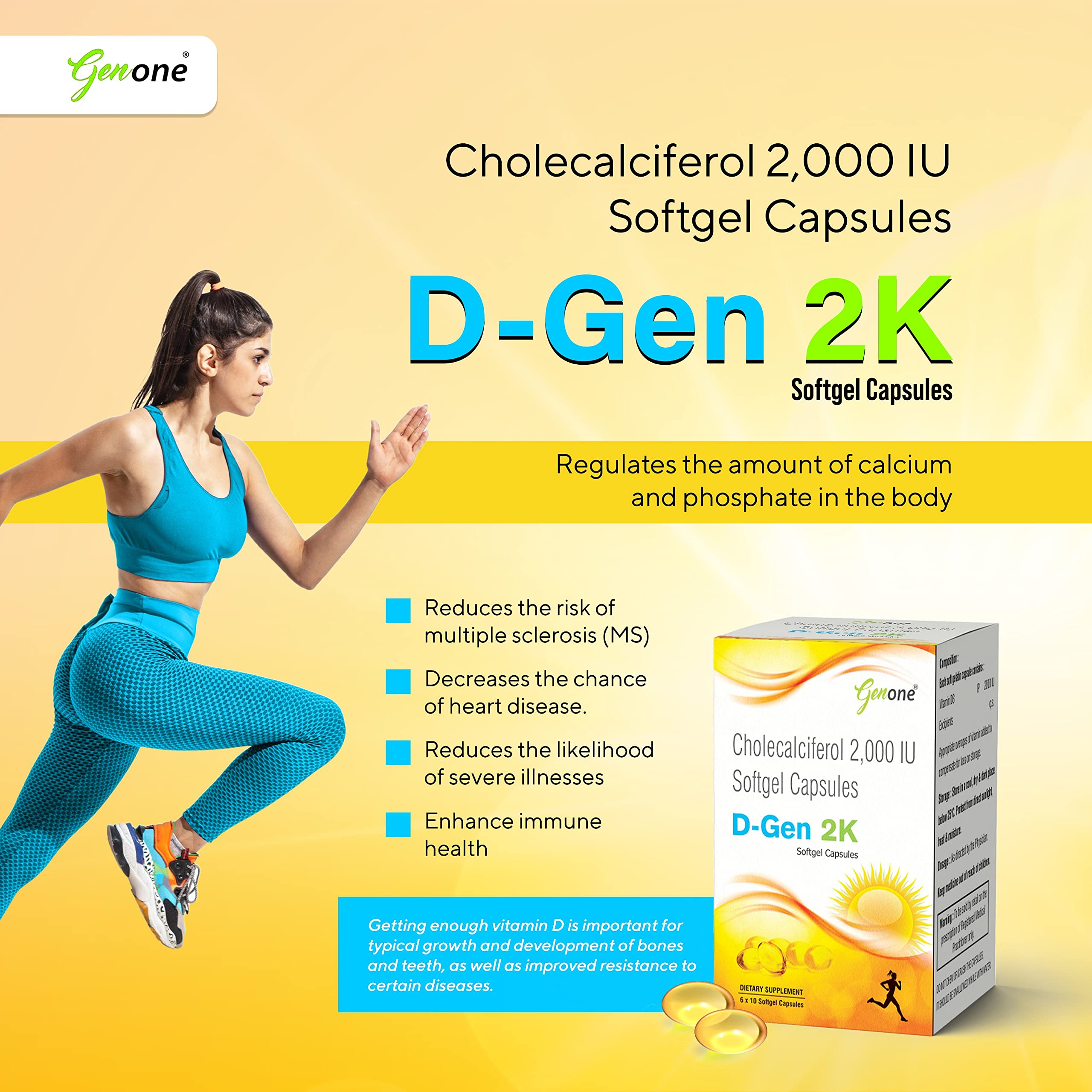 Genone DGen 2k key visual for bone health.
