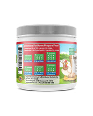 Gentle Blends Pet's Friend eggshellent calcium powder texture ready to mix into meals for easy dosing.