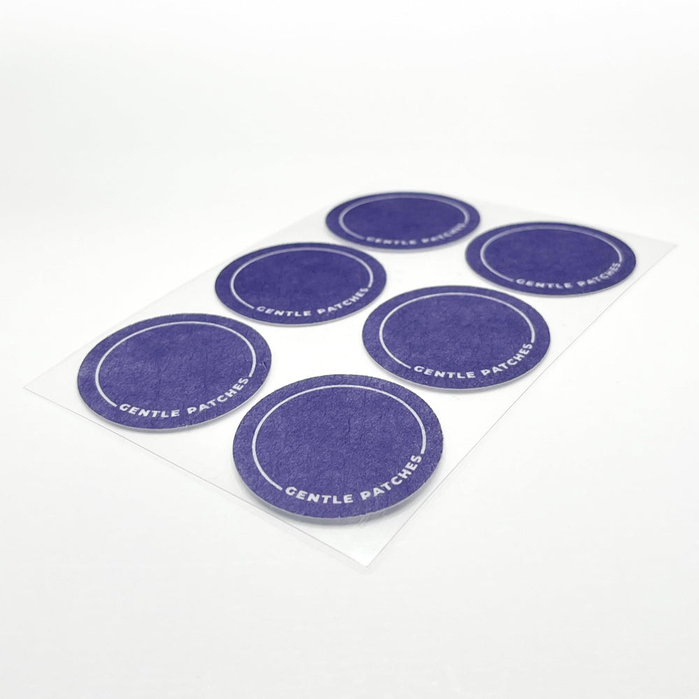 Vitamin B complex detail shown with Gentle Patches GLP-1 for metabolism support.