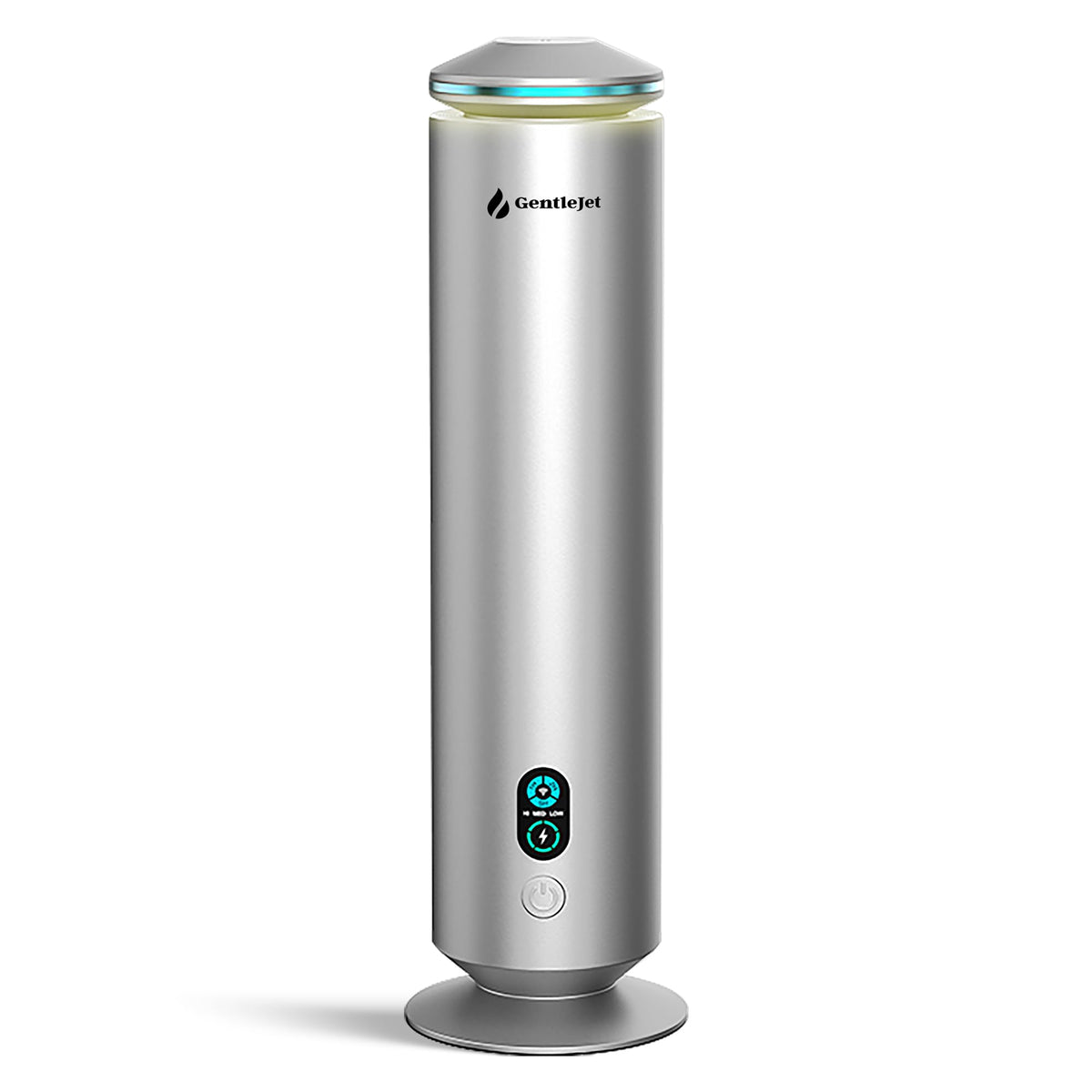 GentleJet MajesticMist aluminum shell enhances a sleek, durable home diffuser.