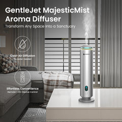 GentleJet MajesticMist large-room diffuser for open spaces and even scent.