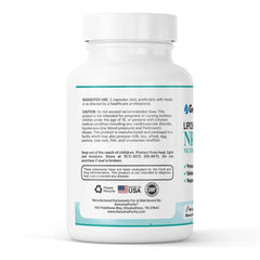 GenuinePurity Liposomal NR label close-up shows vegan and non-GMO formula