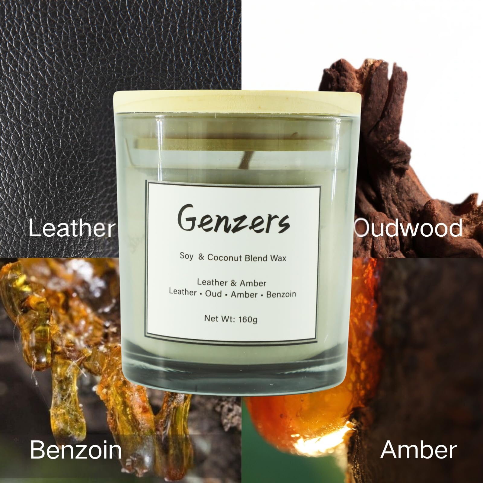 Genzers aromatherapy candle for indoor spaces with soft aroma diffusion.