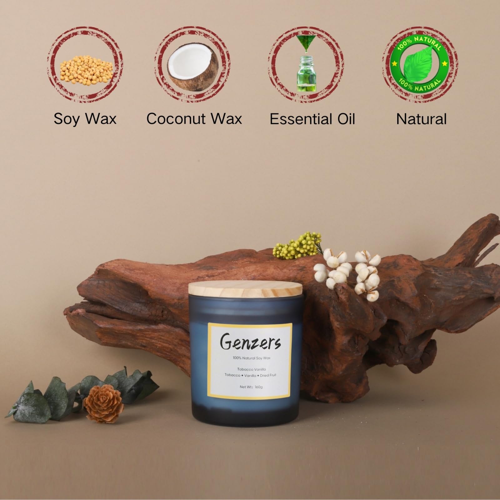 Genzers premium jar design doubles as an elegant table centerpiece