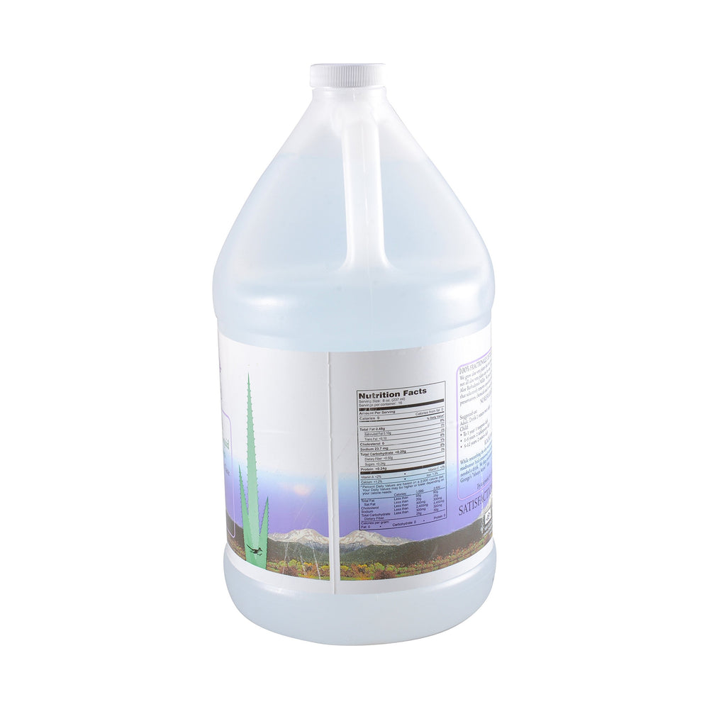 George's Aloe Vera Liquid ingredients info highlights purity.