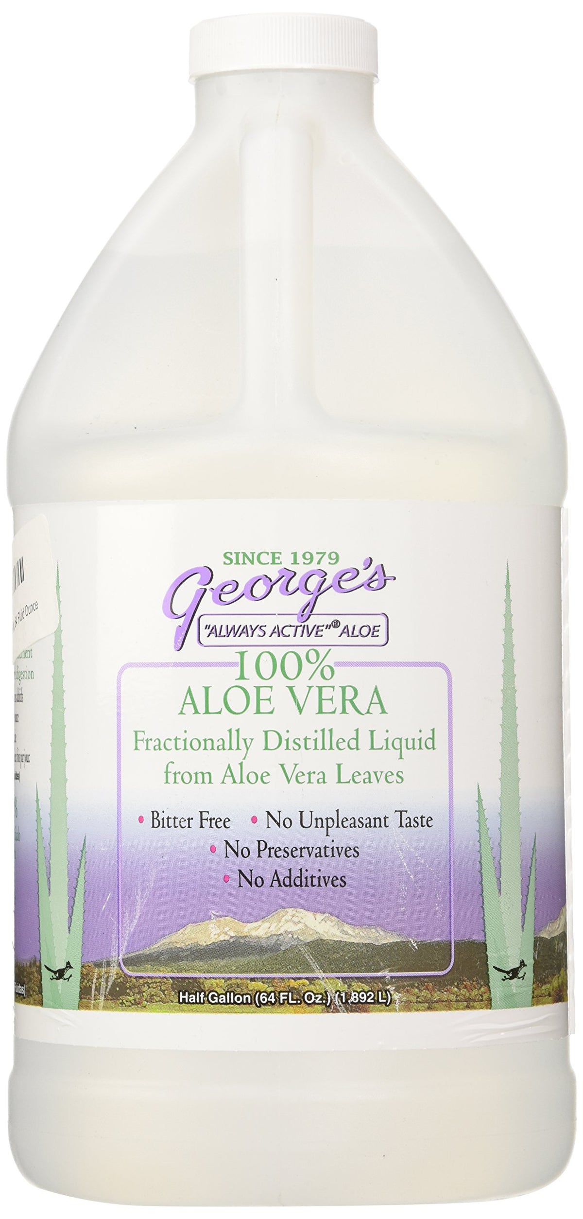 George's Aloe Vera Softgel bottle for convenient daily supplementation.