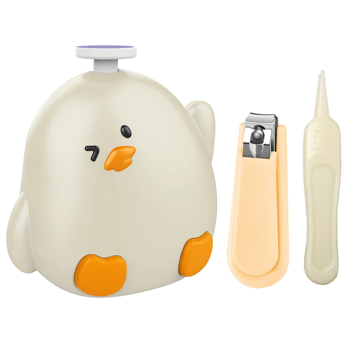 GEREFET baby nail file electric front view for gentle infant grooming