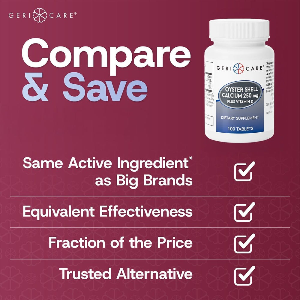 GeriCare bottle on kitchen counter ready for daily supplement routine