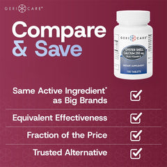 GeriCare bottle on kitchen counter ready for daily supplement routine