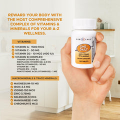 GeriCare bottle open with tablets ready for easy daily intake.