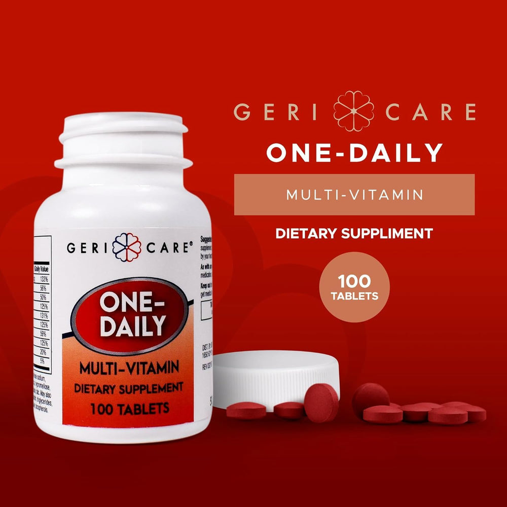 GeriCare supplement manufactured in an FDA-registered GMP facility.